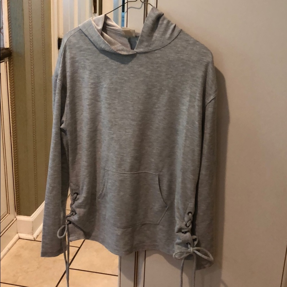 Mossimo Grey Hooded Sweatshirts